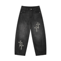 Men's Sunfade Vintage Wash Barrel Leg Jeans