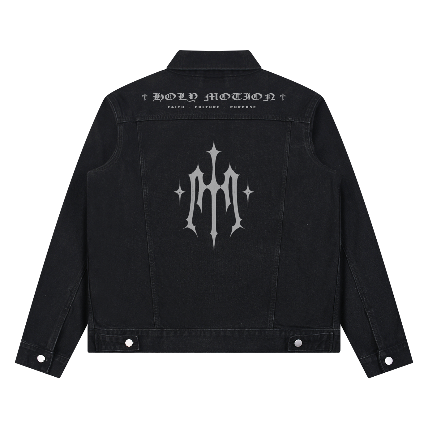Holy Motion Vintage Wash Denim Jacket