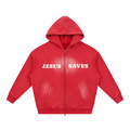 Jesus Saves ZipUp Hoodie