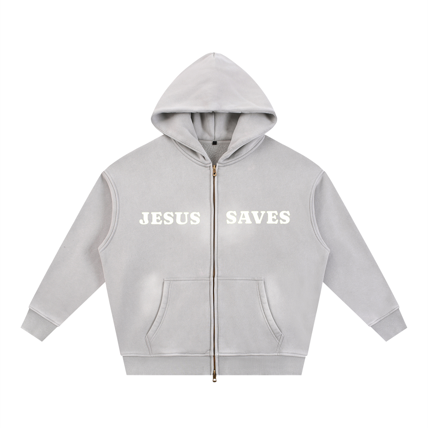 Jesus Saves ZipUp Hoodie
