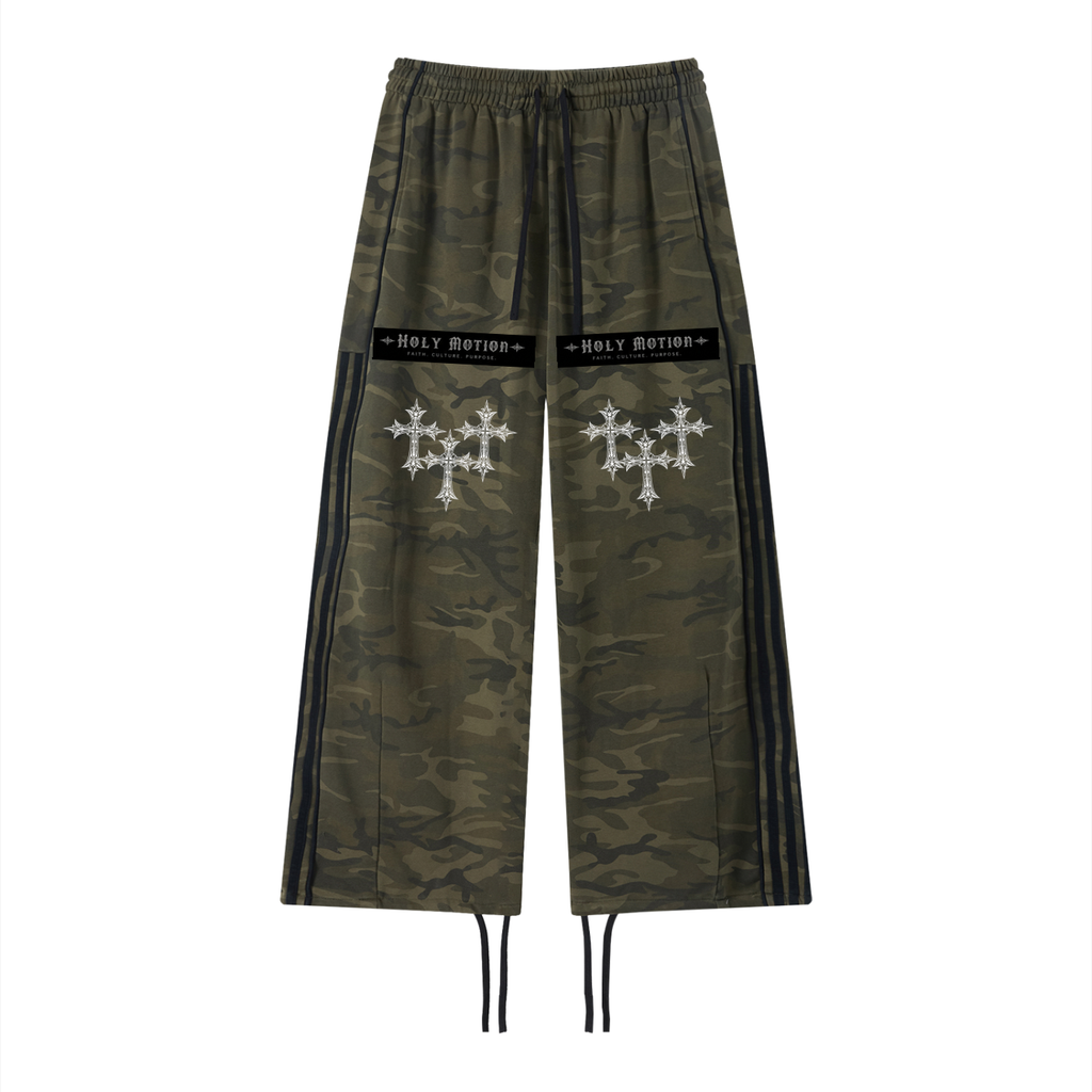 Holy Motion Camo Wide Leg Pants