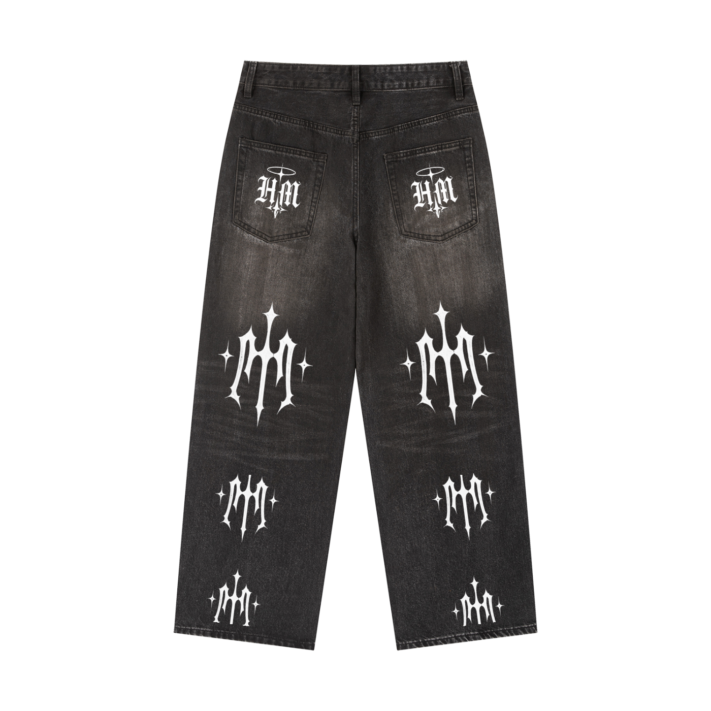 Holy Motion Monogram Heavyweight Denim Jeans
