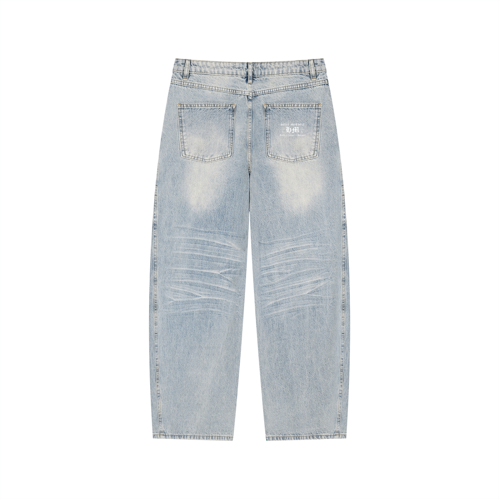Holy Motion Wide Leg Blue Jeans