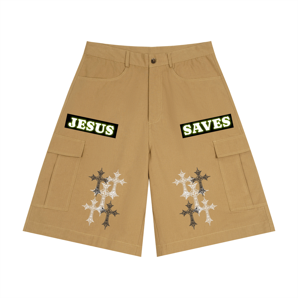 Jesus Saves Cargo Shorts