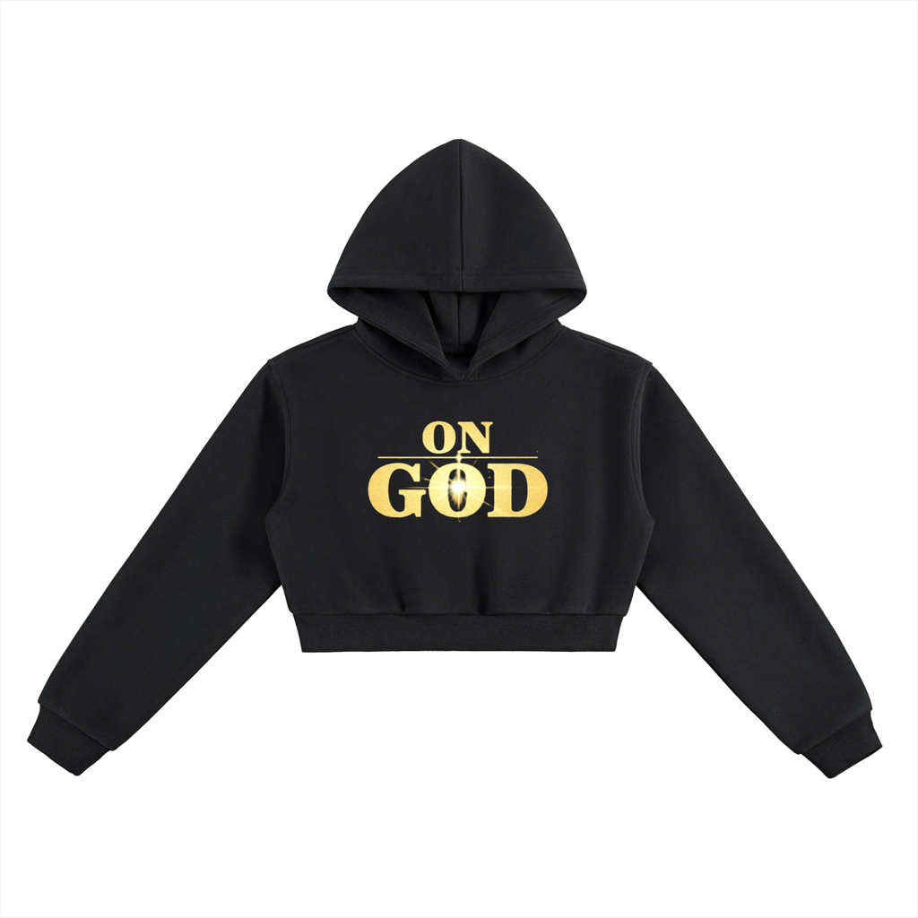 ON GOD Women's Essential Cropped Hoodie