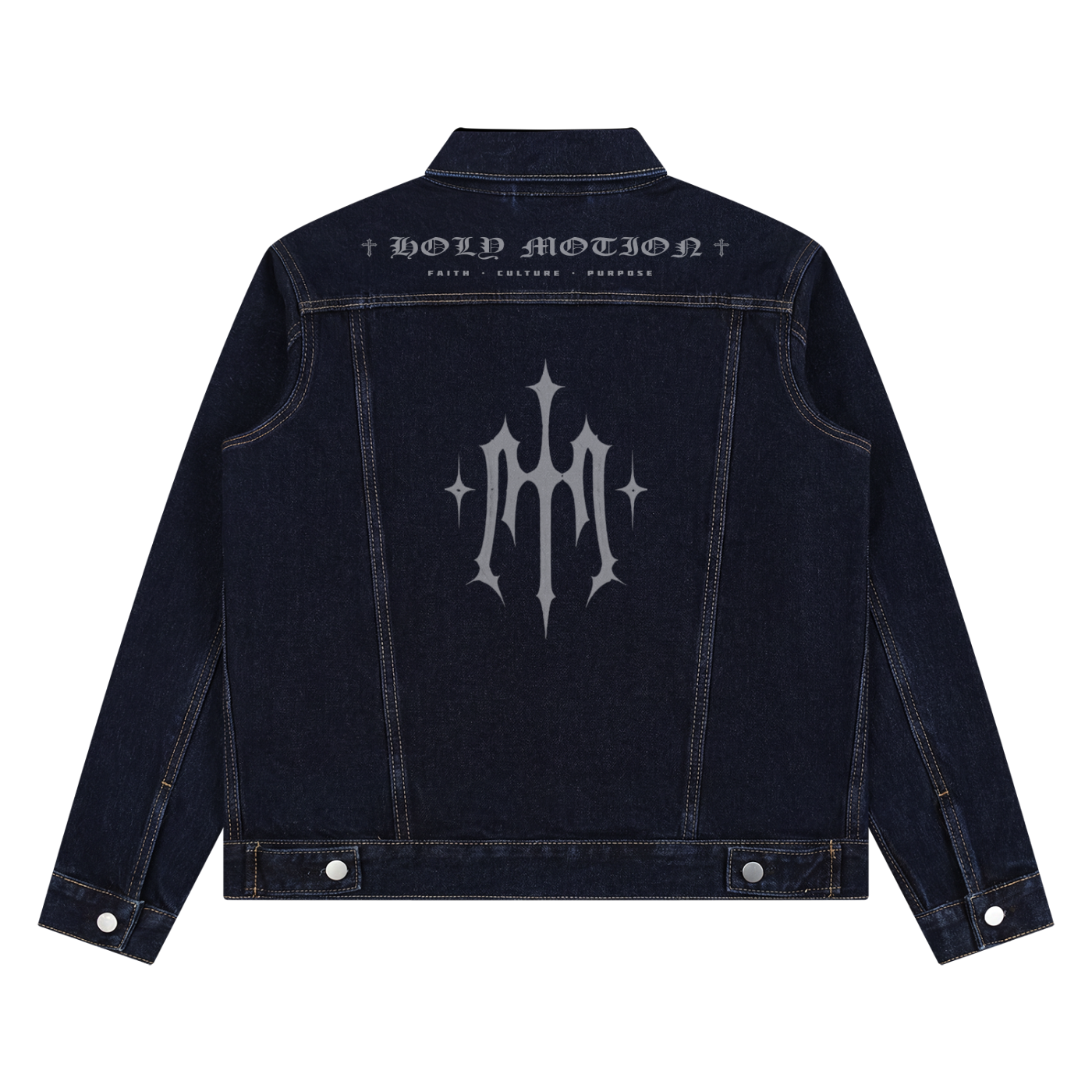 Holy Motion Vintage Wash Denim Jacket
