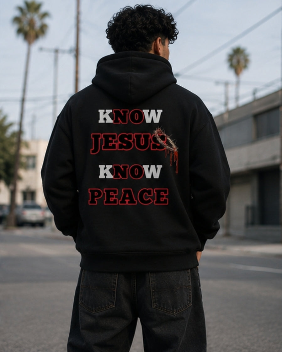 Holy Motion: Know Jesus Know Peace Hoodie